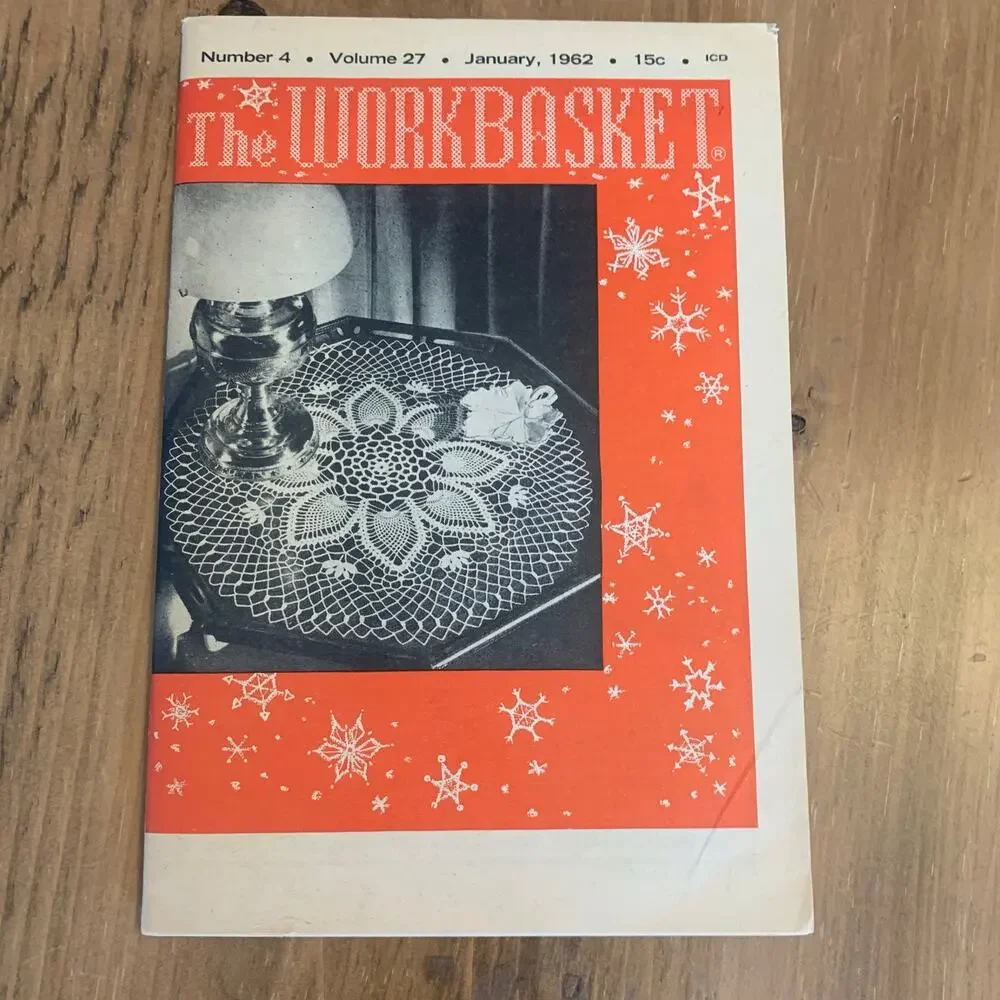 The Workbasket & Home Arts Magazine Paperback Vintage Lot of 7 1960s MCM